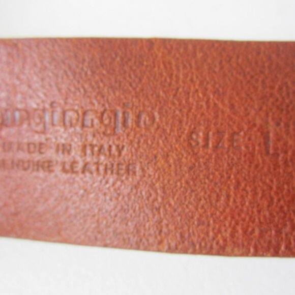 sangiorgio Belts for Women on Sale up to 90% Off: Poshmark Sangiorgio Women Medium Embossed Brown  Leather Belt 32 - 36 Brass Buckle Italy
